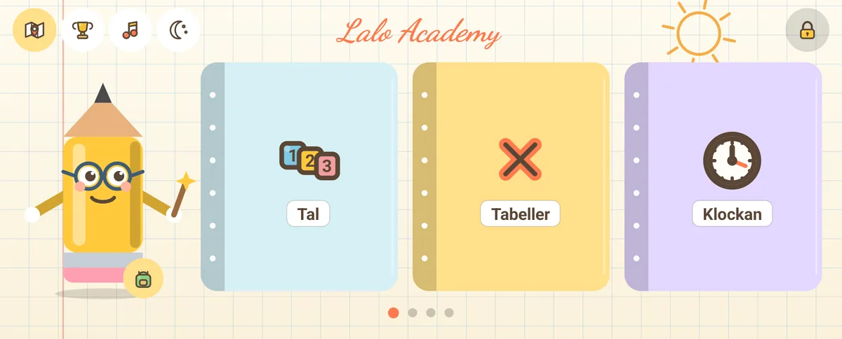 Lalo Academy — Tolv ämnen, ett skrivhäfte